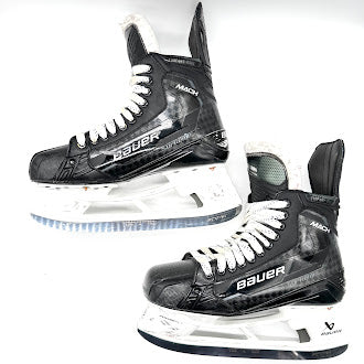 Bauer Supreme Mach – Patins de hockey d'occasion NHL Pro Stock – Riley Stillman
